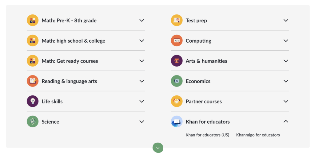 Websites Like Coursera: Khan Academy